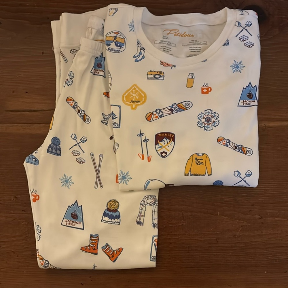 Cute Ski Resort PJ Set